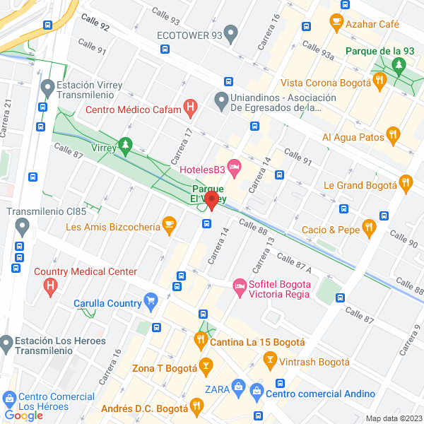 Mapa de Centro Cultural De Dianética Y Cienciología