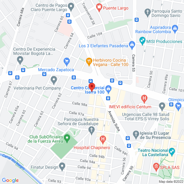 Mapa de Veritest Ltda.