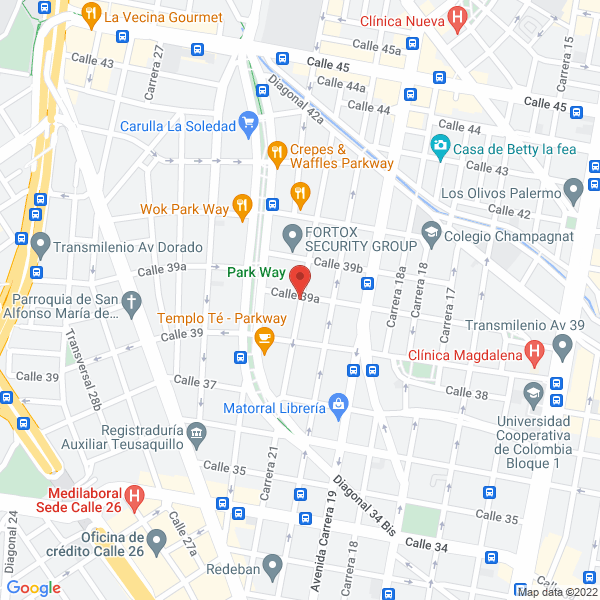 Mapa de Funalcer Ong