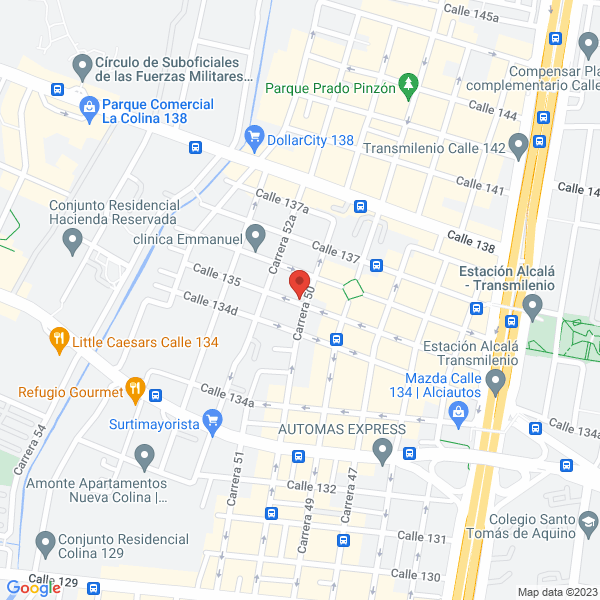 Mapa de Ríos De La Sierra Construcciones Y Cía Ltda.