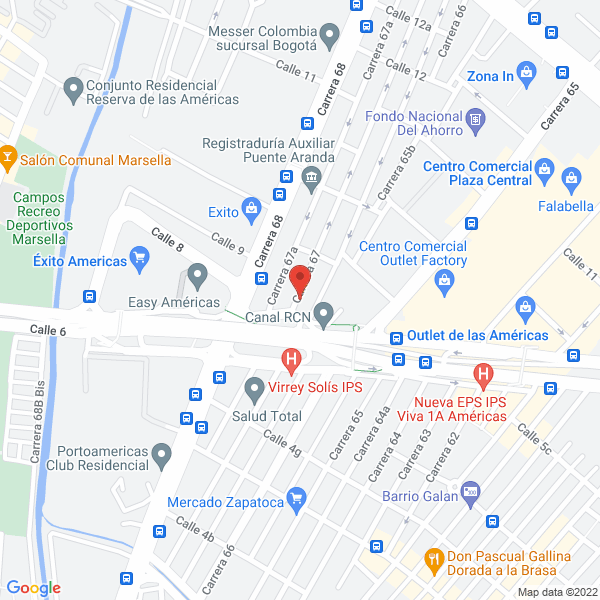Mapa de Rhino Group S.A.S.