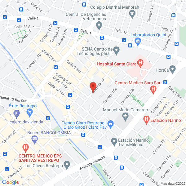 Mapa de Bervapack S.A.S.