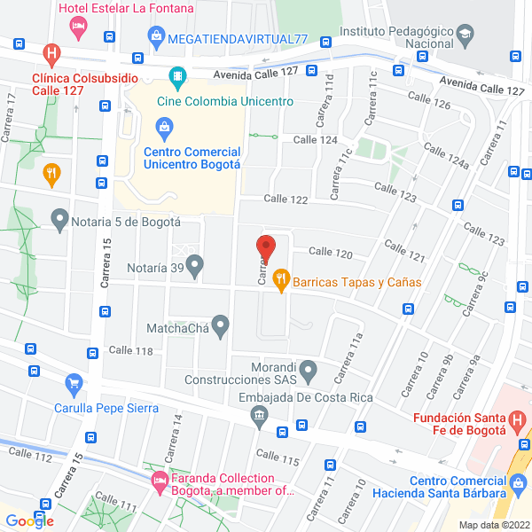 Mapa de Blindobarras Ltda.