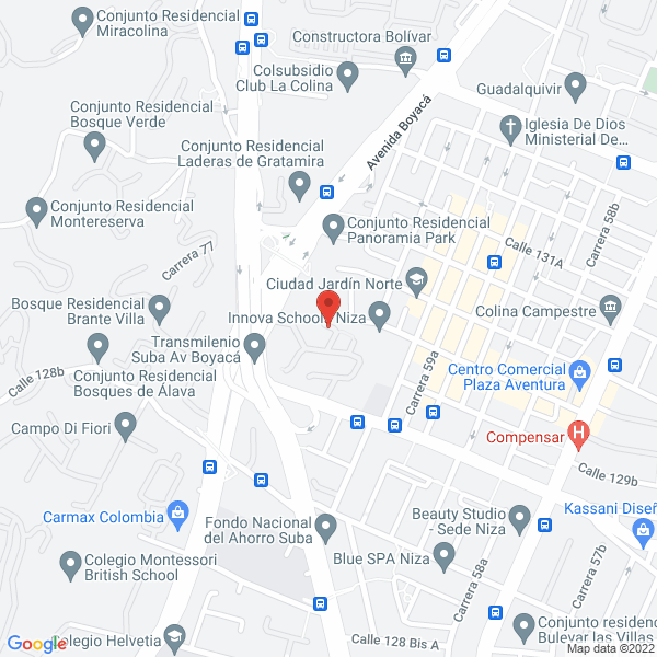 Mapa de G M Y L F Anestesia Ltda.