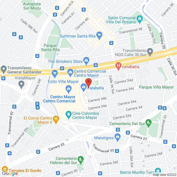 Mapa de Excelente S.A.S.