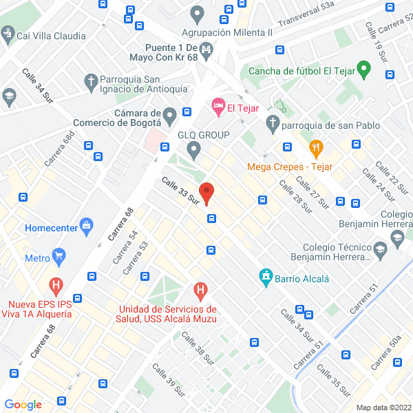 Mapa de Distribuidora Roma Tat E.U.