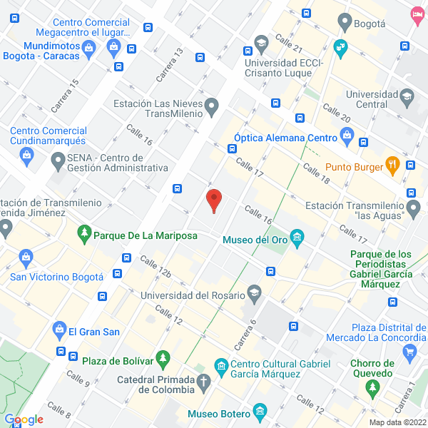 Mapa de Erpo Asesorías Jurídicas