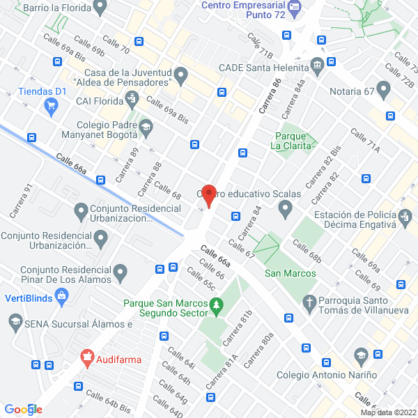 Mapa de Desecol Ltda.