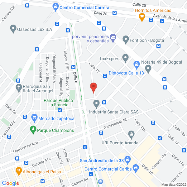 Mapa de Bravo Hernández Y Cia S. En C.