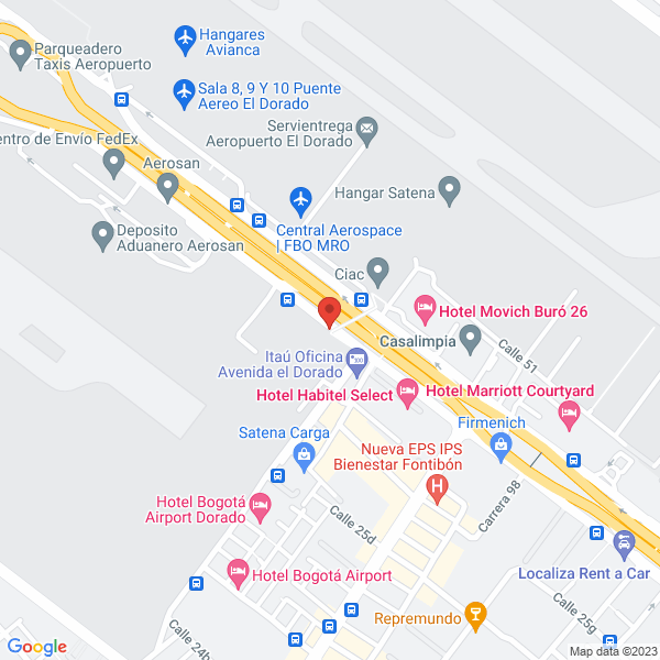 Mapa de Interway Freight Forward S.A. Interway Freight S.A.