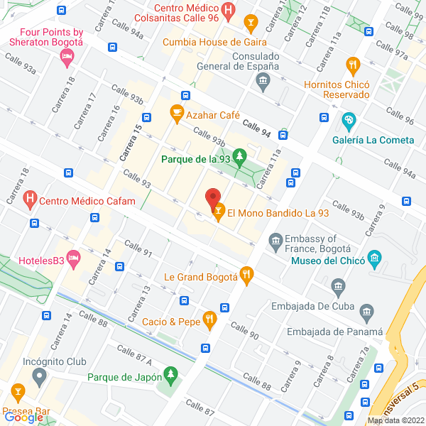 Mapa de Baysega Internacional