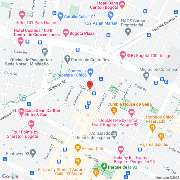 Mapa de Unired Proyectos Ltda Business & Consulting