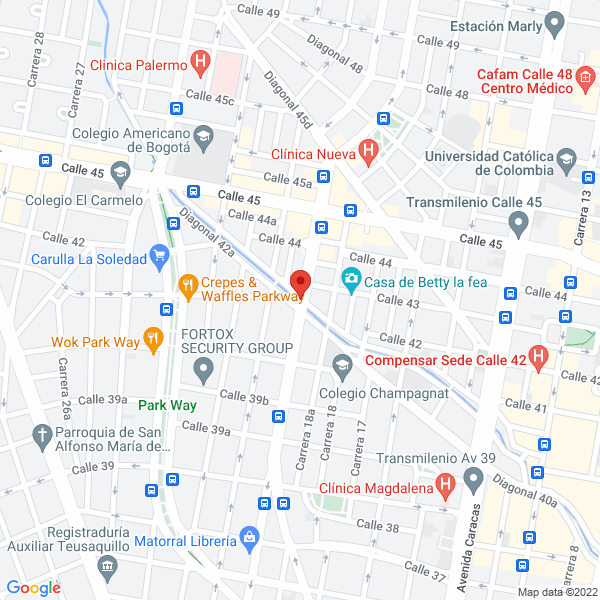 Mapa de Punto 42