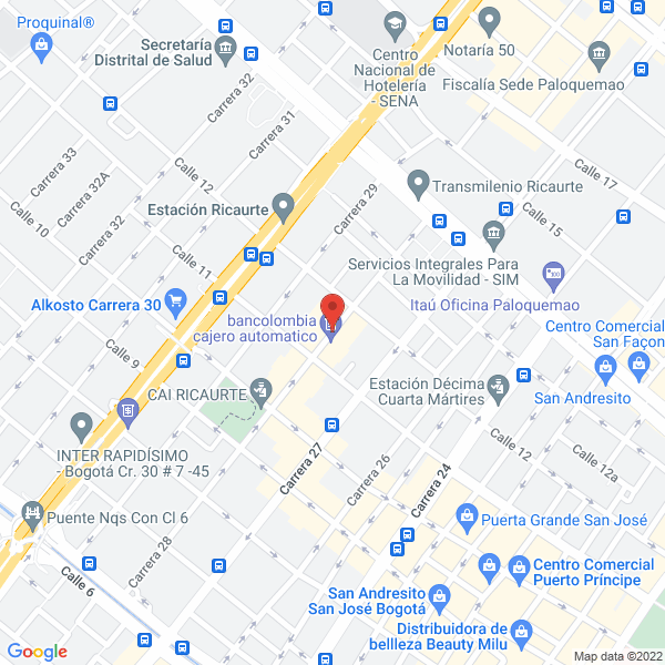 Mapa de Escol Impresores S.A.S.