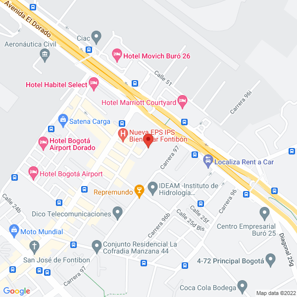 Mapa de Nuproxa S.A.