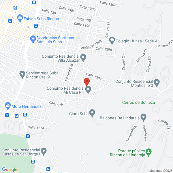 Mapa de Corporación Casa De La Cultura Ciudad Hunza