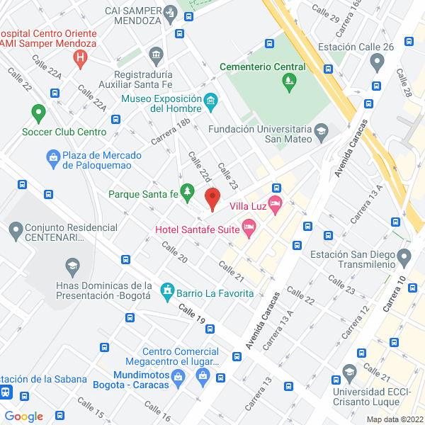 Mapa de Transportes Rodamos Ltda