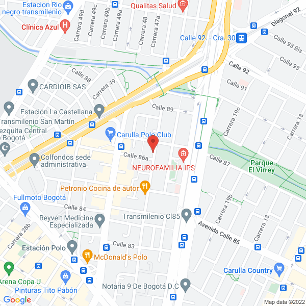 Mapa de Investigar Consultores Asociados