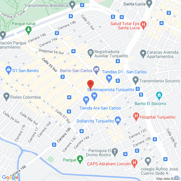 Mapa de Arcomuebles Ltda.