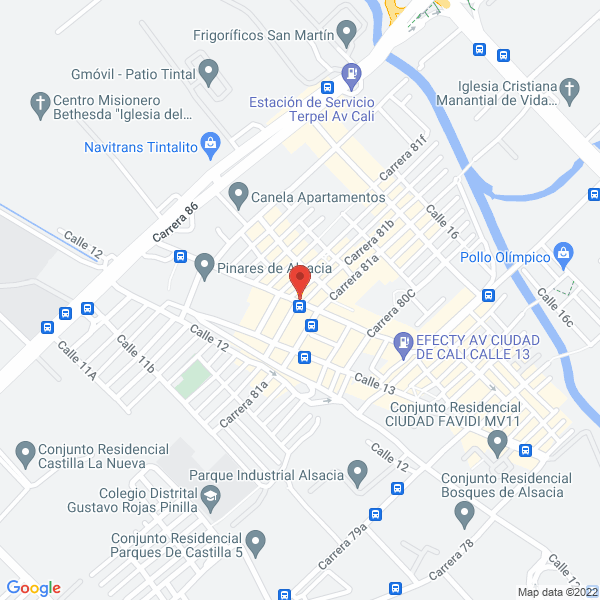 Mapa de Pista De Pollos