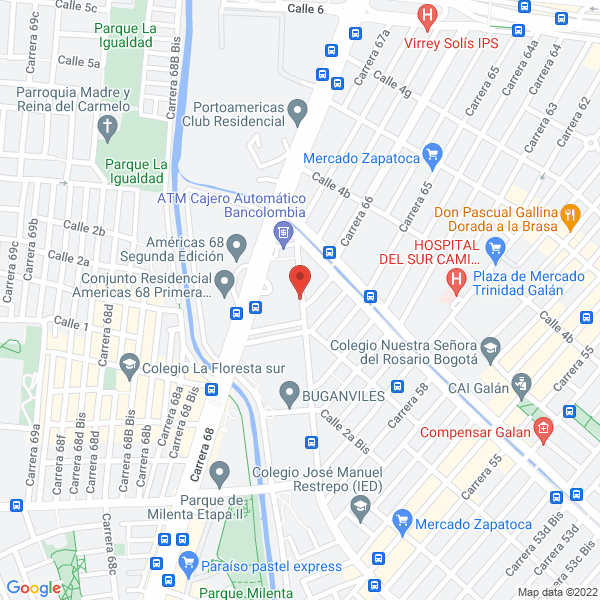 Mapa de Dsm Ingenieros Ltda.