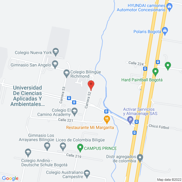 Mapa de Gimnasio La Salette