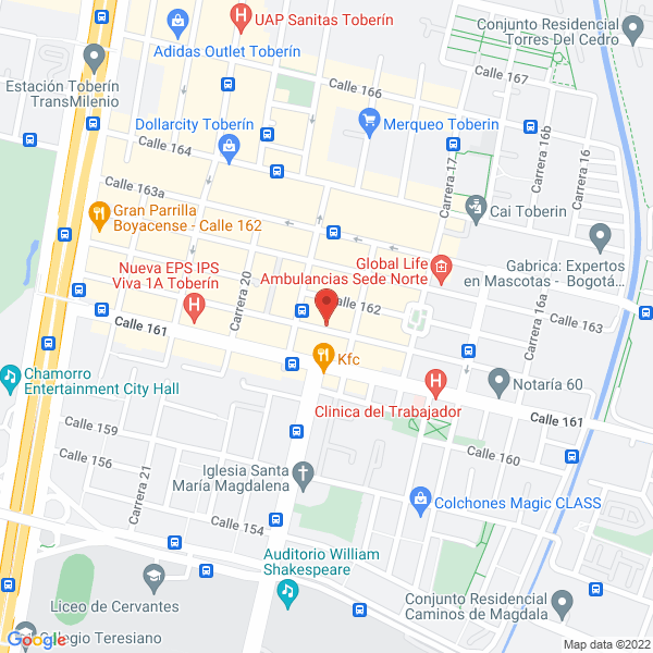 Mapa de Disproalimentos Ltda.