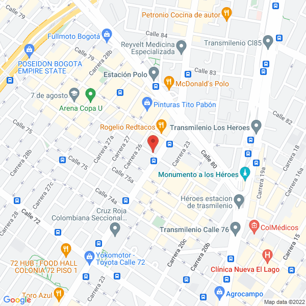 Mapa de Afán Gráfico Ltda