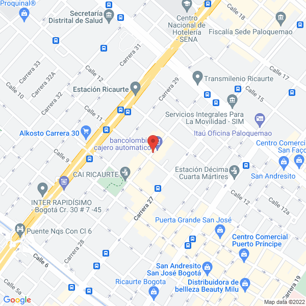 Mapa de Gamapapeles S.A.S.