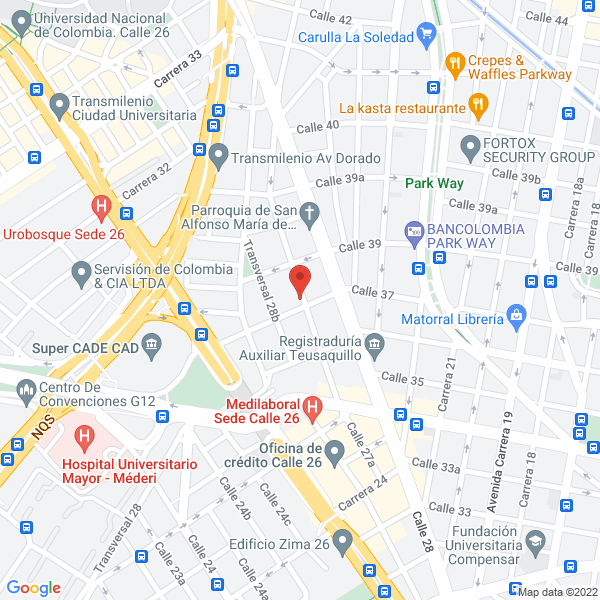 Mapa de Secret Passions