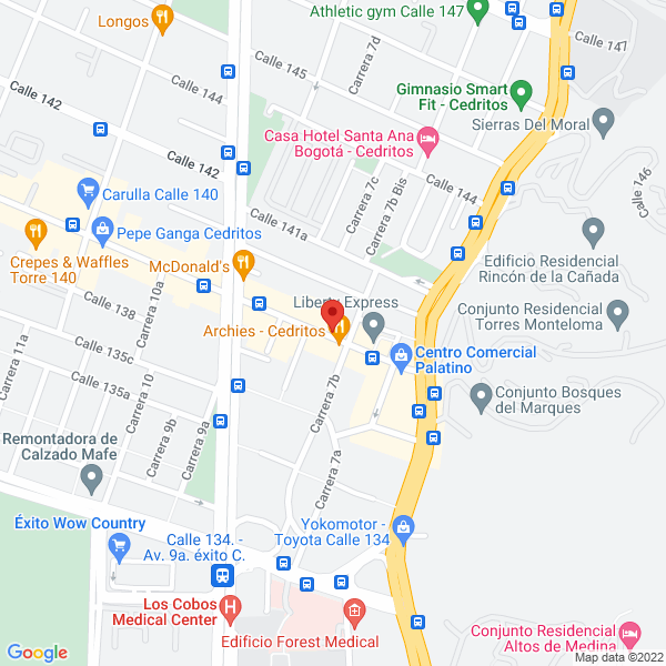 Mapa de V & M Consultores Asociados Ltda.