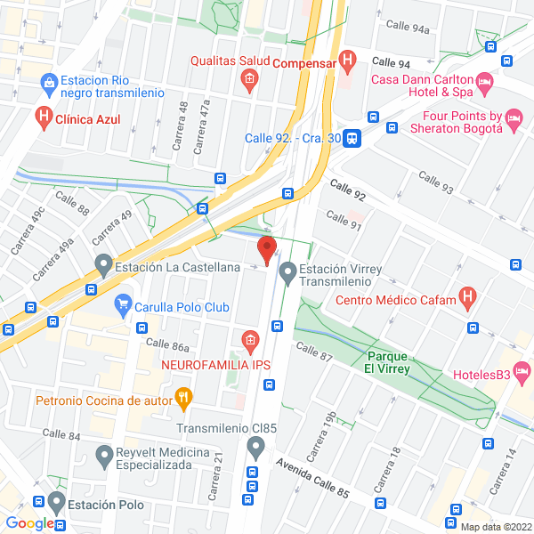 Mapa de Goma Producciones Ltda.