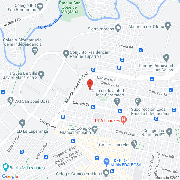 Mapa de Tecmec Pcl S.A.S.