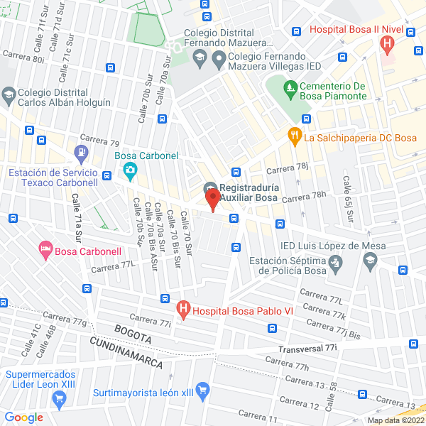 Mapa de Vilma Velquiz Abaúnza Marín