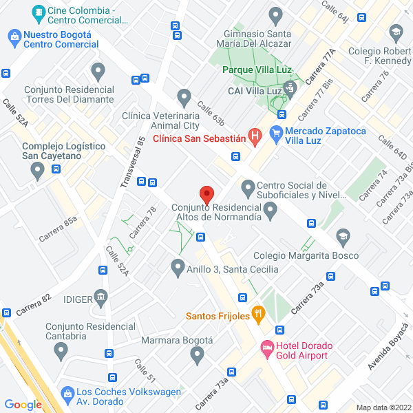 Mapa de Inmobiliaría Casas De Casas Ltda.