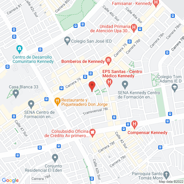 Mapa de Eprofruver Colombia Ltda.