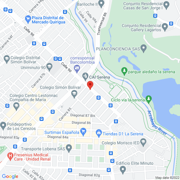 Mapa de Insecom Soluciones En Comunicacion