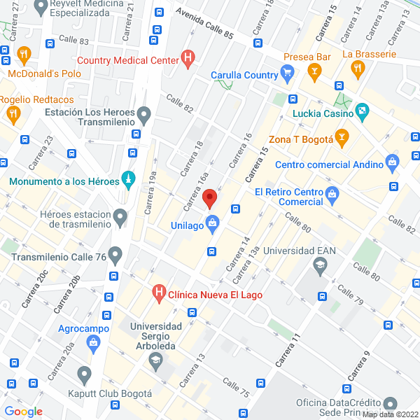 Mapa de Sofinex Ltda.