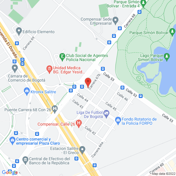 Mapa de Seguros Y Multiservicios Orfy Ltda.
