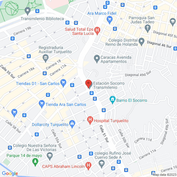 Mapa de Sociedad Universal Automotora De Transportes S.A.