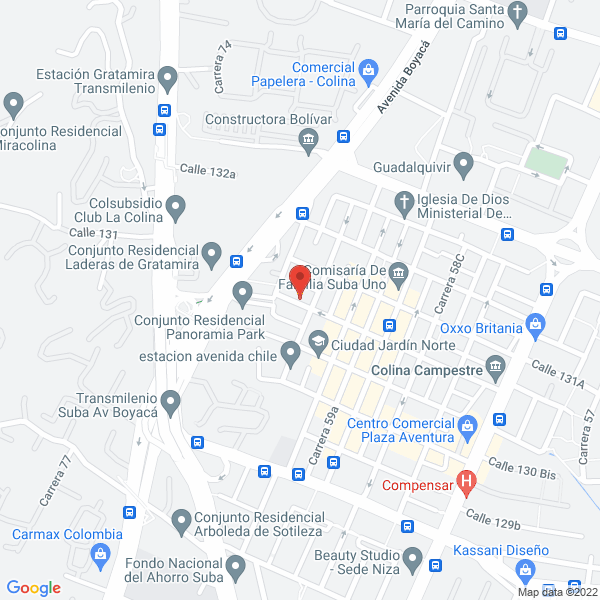 Mapa de Cruz Arenas Rafael