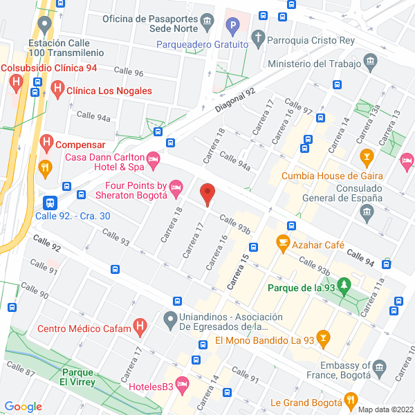 Mapa de Juan Manuel Samper
