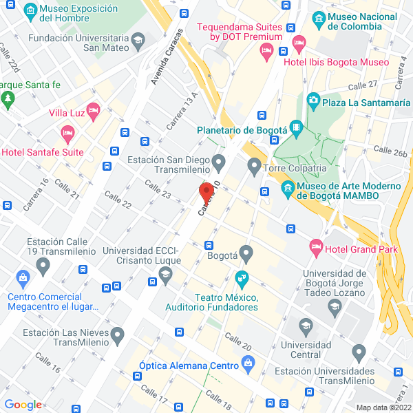 Mapa de Managinf Ltda.