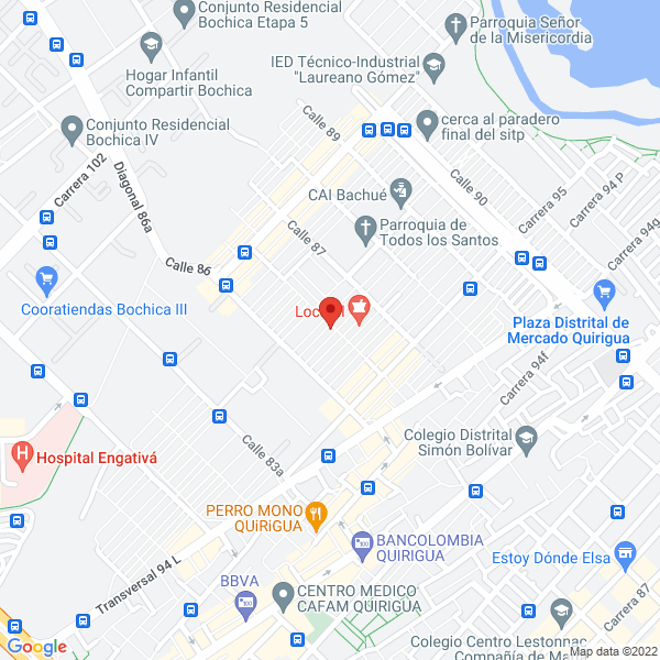 Mapa de Ingcodab Ltda.
