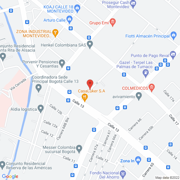 Mapa de Morelec Ltda.