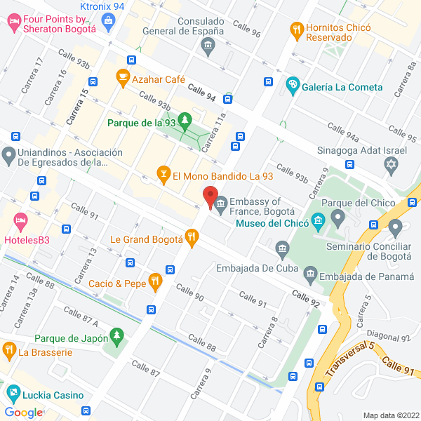 Mapa de Club Concorde
