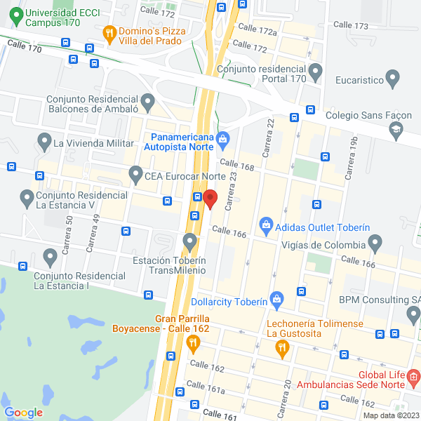 Mapa de Materiales De Construcción La Patria González Posada Hermanos Ltda.
