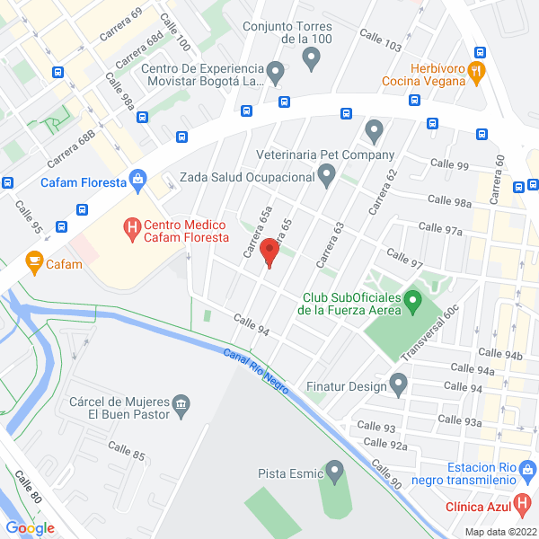 Mapa de Audioenlace Producciones Ltda