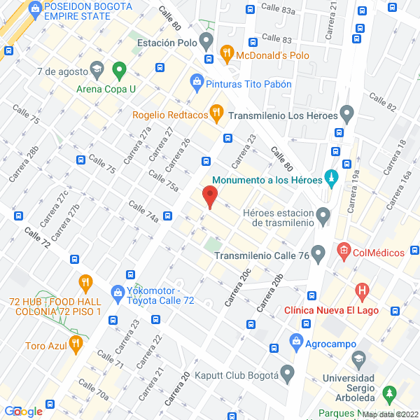 Mapa de Inveplast Ltda.