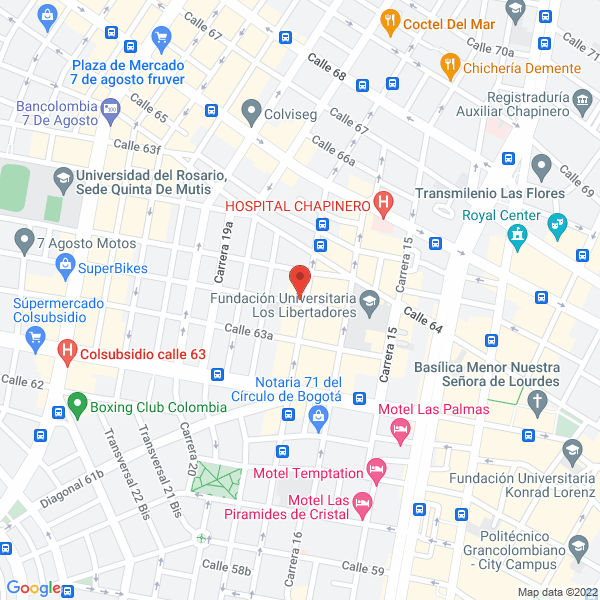 Mapa de Compañia Bawiss Ltda.